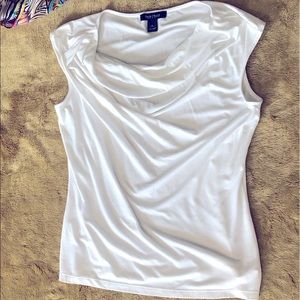 White|Black Sleeveless top L